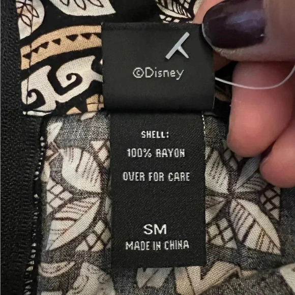 Disney Moana Print Retro Hawaii Wrap Skirt Size Small - Picture 9 of 10